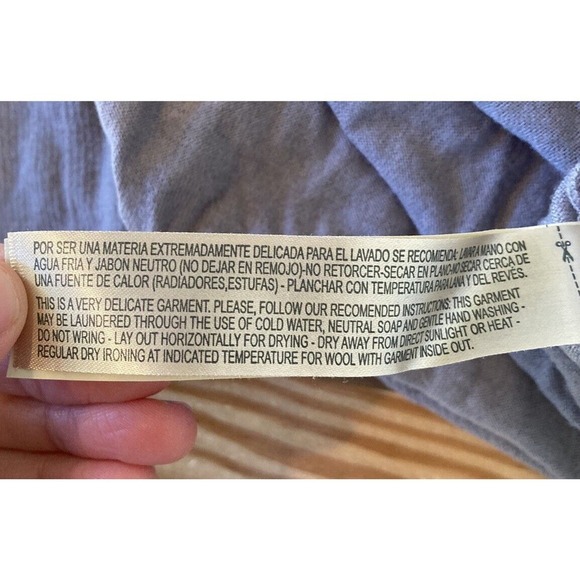 Massimo Dutti Wool Turtleneck Sweater Size Large Women’s Gray - Picture 5 of 8